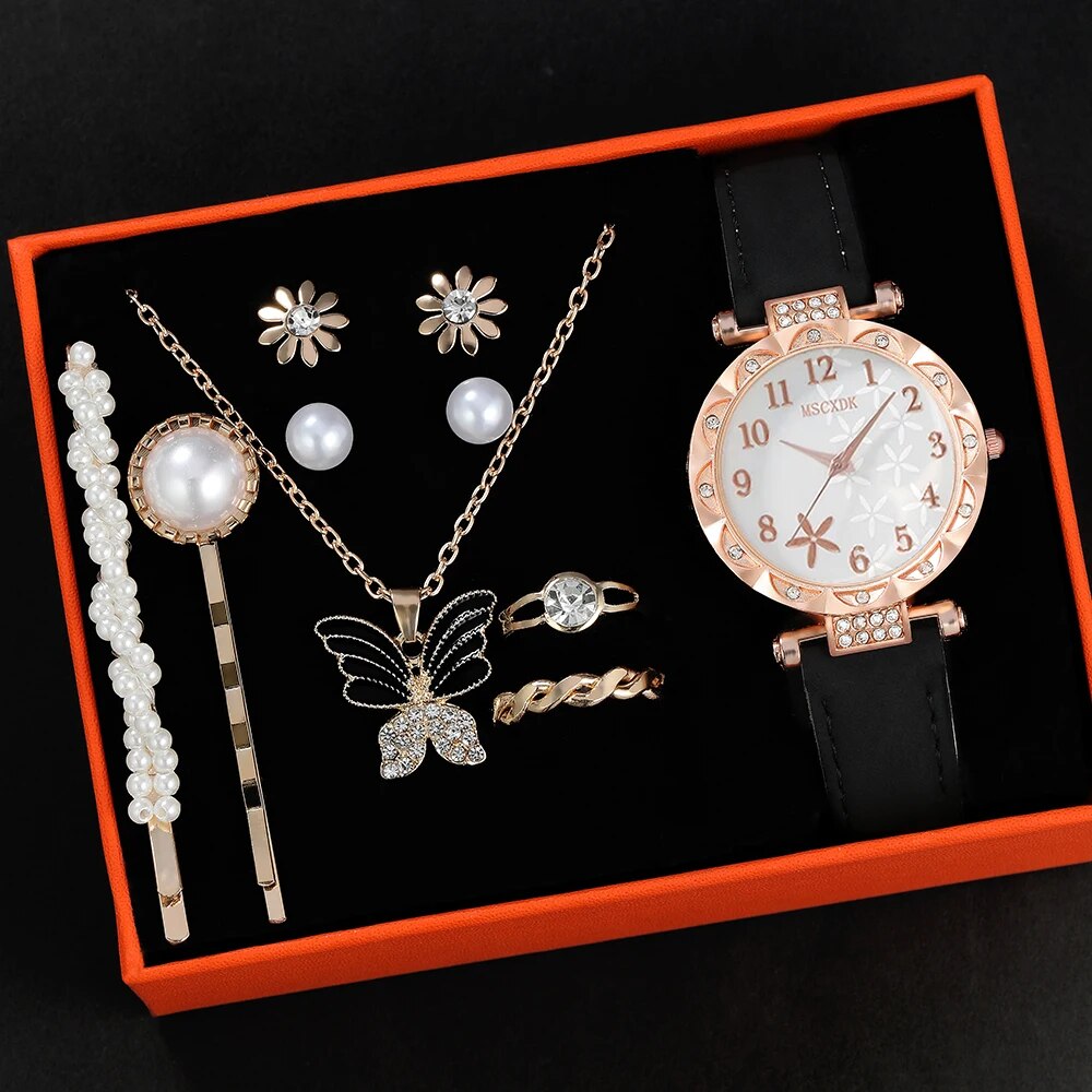 10pcs Women's Watch Set