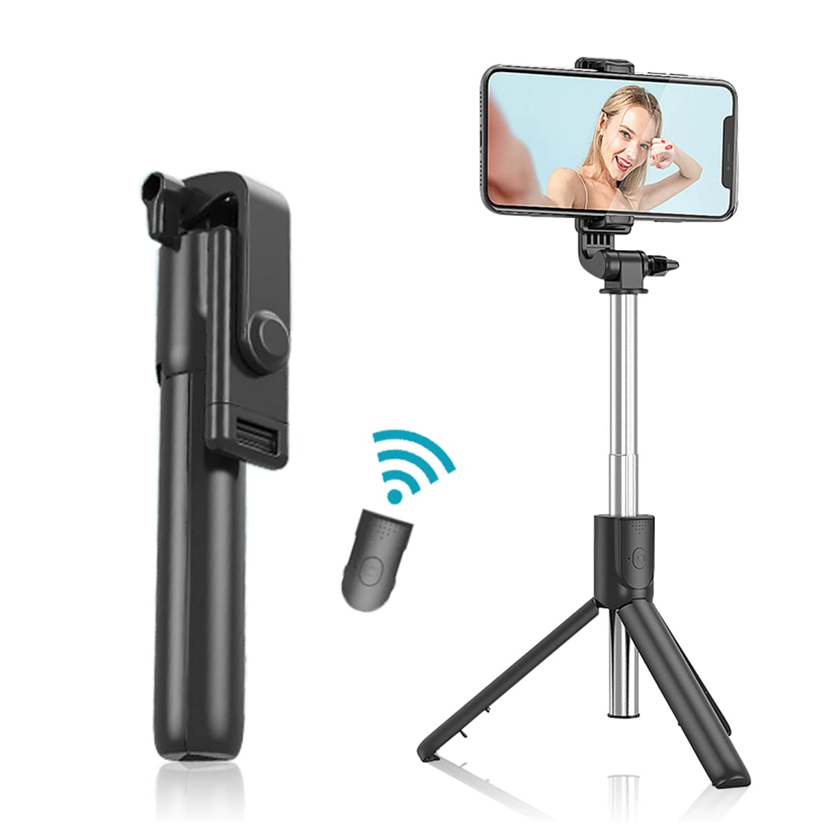 Extendable Mini Tripod Selfie Stick for Vlogging