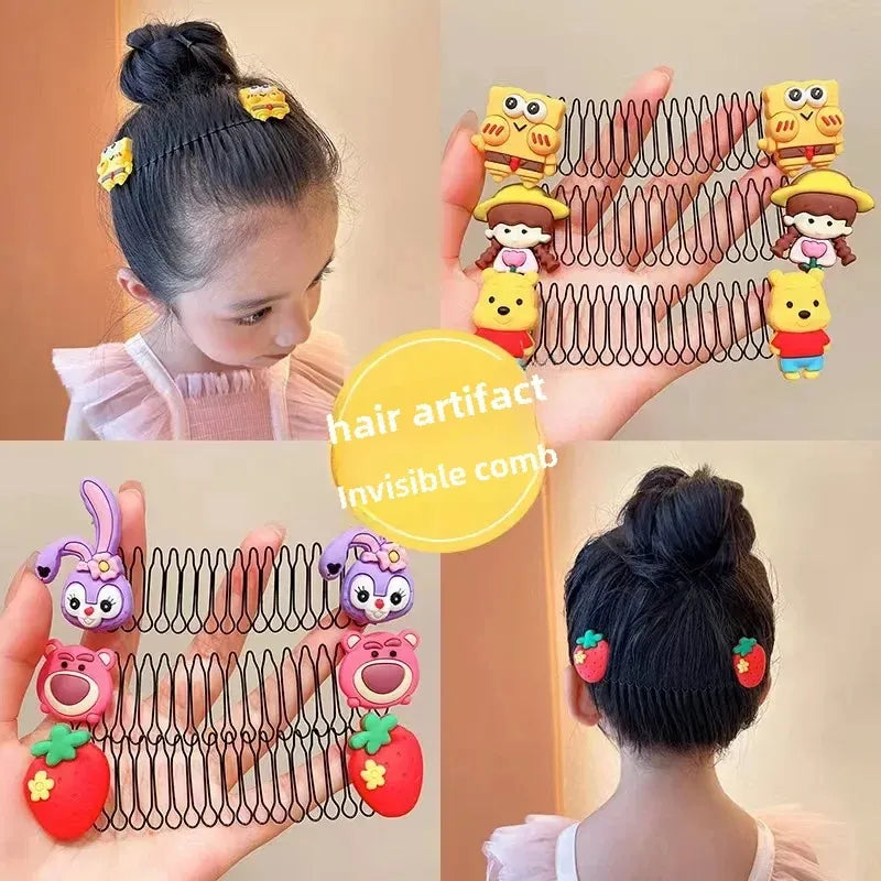 2Pcs Cute Invisible Hair Tie New Style