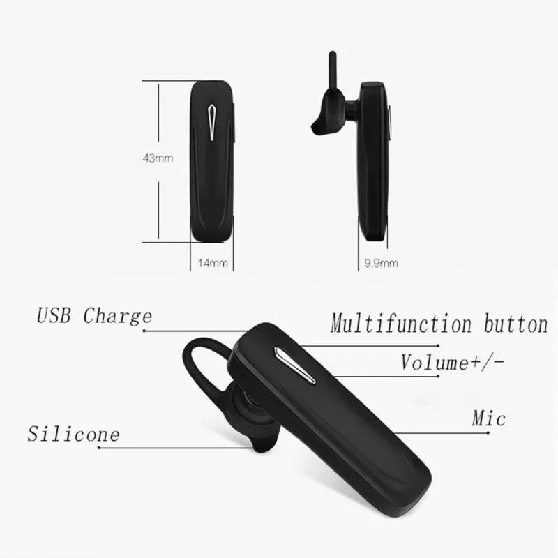 M163 Earphone Wireless Single Headset Mini