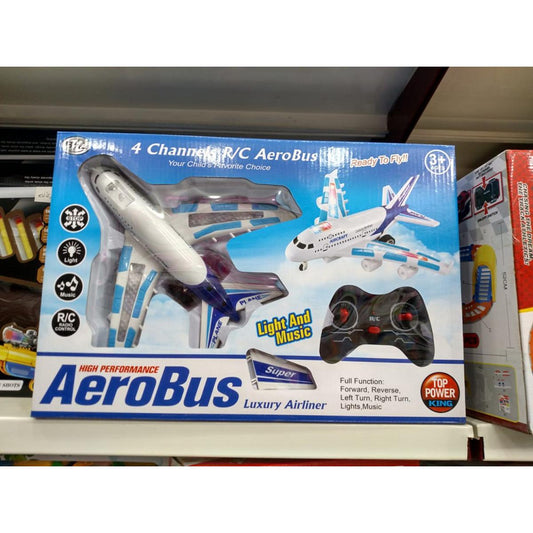 Remote Control Aeroplane For Kids - Rechargeable