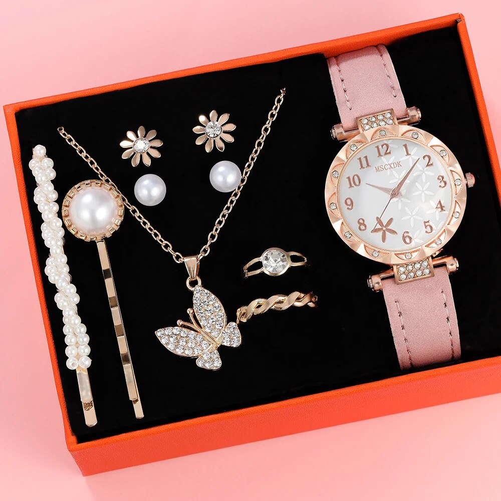 10pcs Women's Watch Set