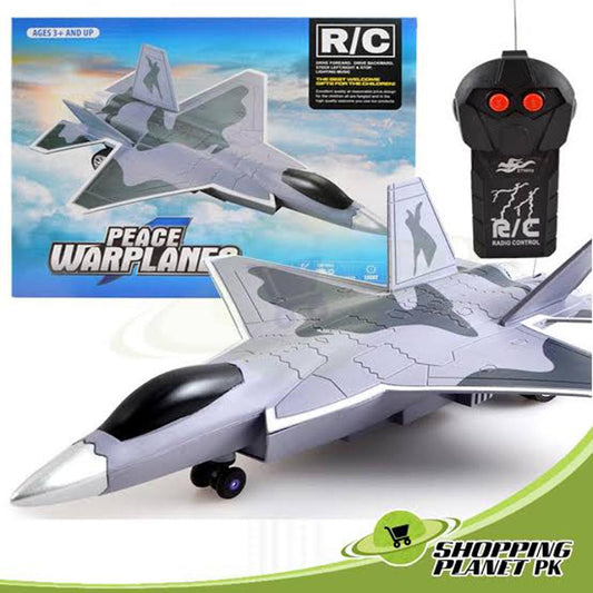 Remote Control Air Fighting Aeroplane Toy Lights also (Box packed) Cell Operated