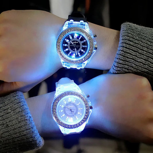 Women's LED Flash Luminous Watch